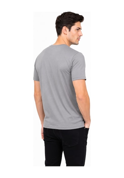 Foterman Erkek Sıfıryaka Regular Kalıp Tişört Bgl-st05573 Gri