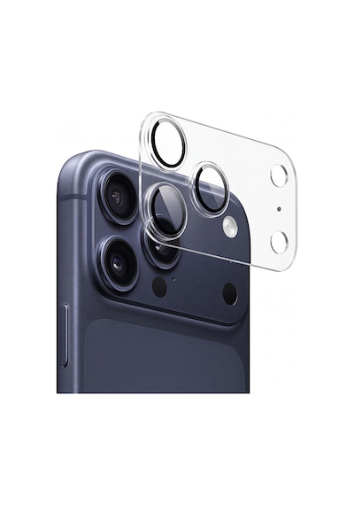 Apple iPhone 17 Pro Max Uyumlu Wiwu Lg-013 Lens Guard Matte Kamera Lens Koruyucu Şeffaf