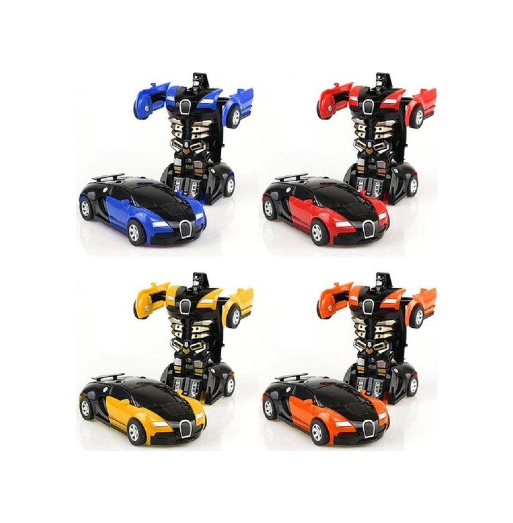 2adet Öğretici Oyuncaklar Robota Dönüşen Spor Araba Lamborghini Oyuncak Robot Araba