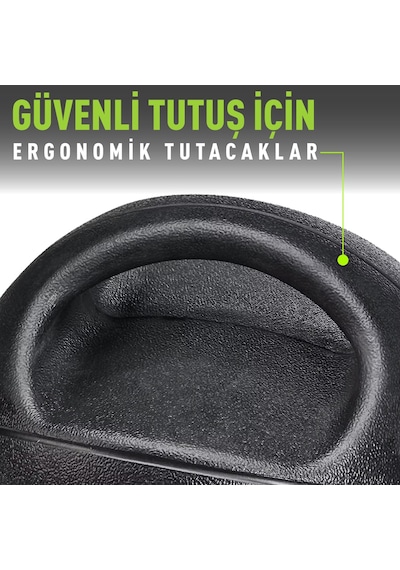 Woqes Çift Tutacaklı Slam Ball Sağlık Topu Ağırlık Topu 5KG