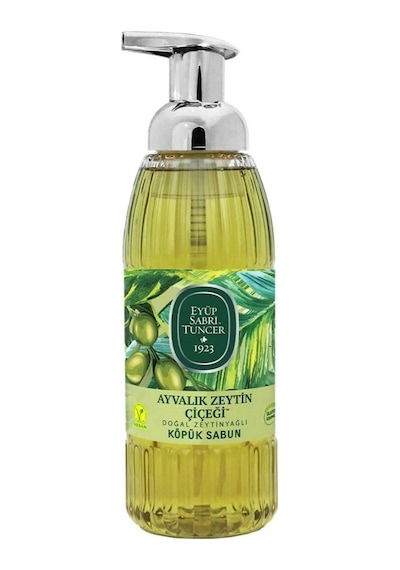 Mey İthalat Doğal Zeytinyağlı Köpük Sabun 500 Ml Ayvalık Zeytin Çiçeği Acı - Portakal