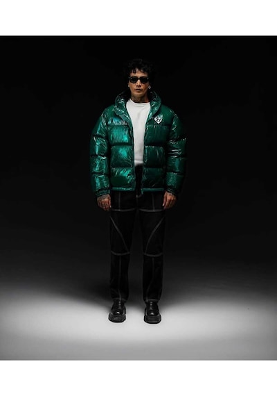Yeşil Oversize Mont Yeşil
