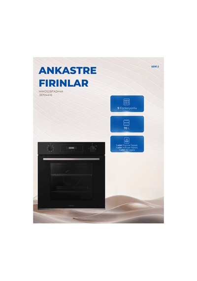 Haier HWOS2BFA2H4A 70 L Ankastre Fırın