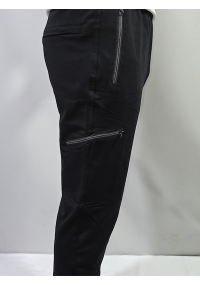 Jump Erkek Slim Fit Pamuklu 2 İplik Eşofman Altı Siyah
