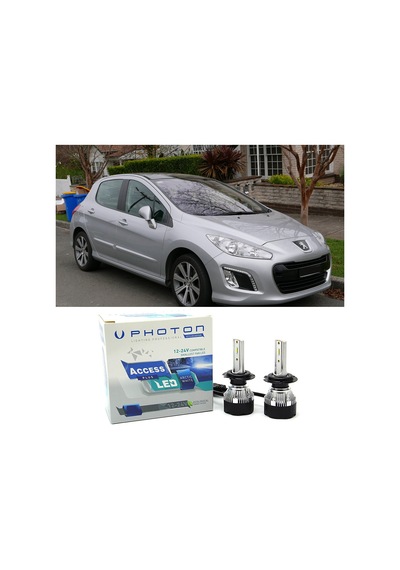 Peugeot 308 Uzun Far Ampulü H1 Access Yeni Seri Beyaz 2007-2013
