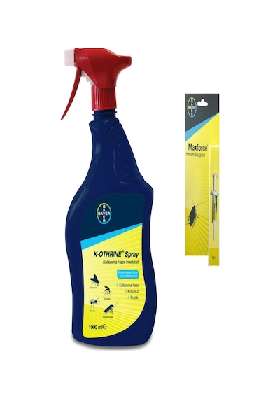 K-othrine Sprey Karınca Karasinek Sivrisinek Hamamböceği 1 Lt. Maxforce Hamam Böceği Jel 5gr