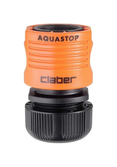 Hortum Musluk Bağlantı Adaptörü Aqua Stoplu 1/2'' Claber 8603