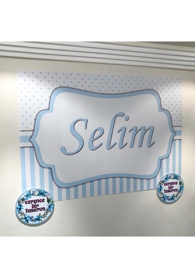 Doğum Günü-Baby Shower-Diş Buğdayı-Bebek Mevlüdü Branda Afiş (266824924)
