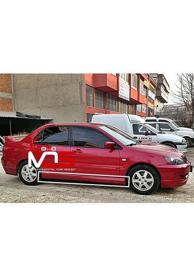 Mitsubishi Lancer Uyumlu Mk1 Custom Marşpiyel Sağ Sol Tk Fiberglass Boyasız