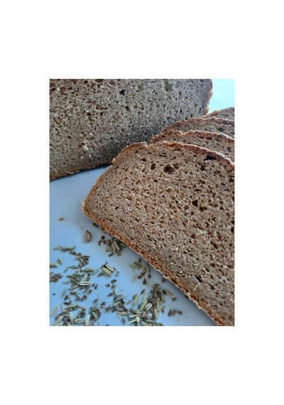 Baharatlı Alman Köy Çavdar Ekmeği - Gewürzbrot Bauernbrot 950 G
