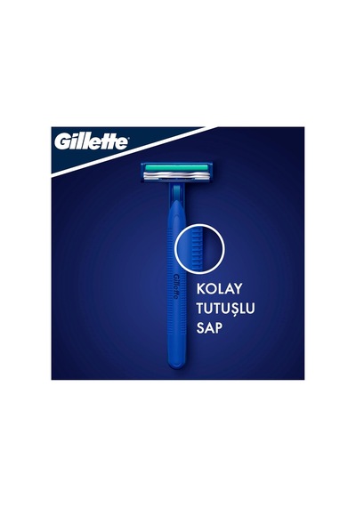 Gillette Blue2 Plus Kullan At Erkek Tıraş Bıçağı 10'lu