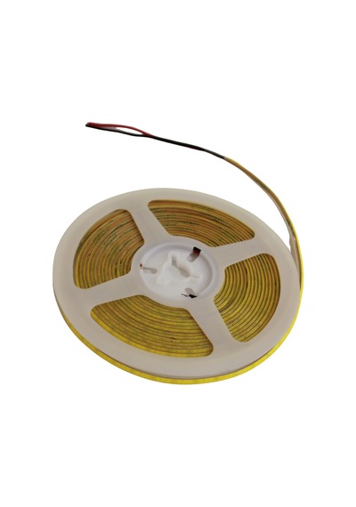 12 Volt 3mm 400 Ledli Esnek Cob Şerit Led Beyaz Ip20 5 Metre
