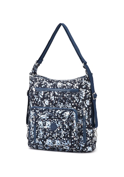 Smart Bags Büyük Boy Su Geçirmez Krınkıl Kumaş Hem Sırt Hem Omuz Çantası Mavi Rose