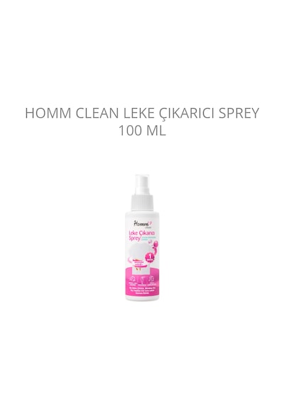 Homm Clean Leke Çıkarıcı Sprey