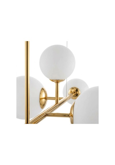 Dioris Gold Opal Camlı Sarkıt Avize & Yemek Masası Avize - Cam Avize