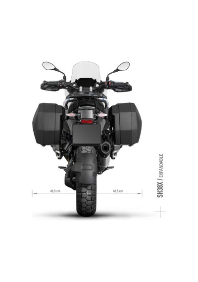 Shad 3p Motosiklet Yan Çanta Demiri Bmw R1300gs W0rg14ıf Siyah