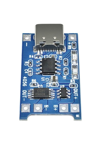 Tp4056 Type-c 1s 3.7v Lipo, Li-ion Pil Bms Korumalı Şarj Devresi - 10 Adet