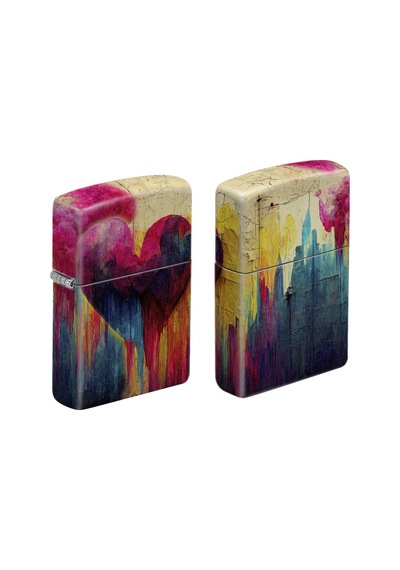 Zippo Heart Grafitti Dizayn Çakmak