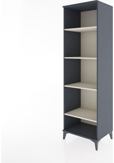 Hyperion Dolap 4 Raflı 60x44x195 Antrasit-aytaşı Antrasit