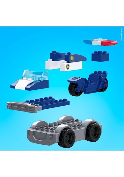 Mattel Mega Bloks Paw Patrol Chase'in Polis Aracı GYJ00