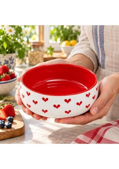 El Yapimi Seramik Salata Kasesi, Yulaf Granola Ve Kahvaltı Kasesi, Sağlıklı Beslenme Ve Diyet Kabı, Smoothie Bowl, Açai Bowl, Çorba Servis Kabı, Orta Boy Kase, Mikrodalga Uyumlu, Red Love Çok renkli El Yapimi Seramik Salata Kasesi, Yulaf Granola Ve Kahvaltı Kasesi, Sağlıklı Beslenme Ve Diyet Kabı, Smoothie Bowl, Açai Bowl, Çorba Servis Kabı, Orta Boy Kase, Mikrodalga Uyumlu, Red Love Çok renkli