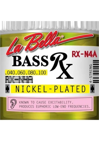 Gitar Aksesuar Bas Tel Labella 4 Telli Lb-rx-n4a 0,40
