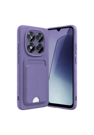 Xiaomi Redmi Note 15 Pro 5g Kelvin Kartvizitli Silikon - Lila Çok Renkli