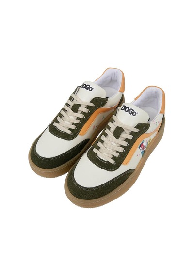 Kadın Vegan Deri Krem Sneakers - Warner Bros Looney Tunes Sylvester And Tweety Tasarım Çok Renkli