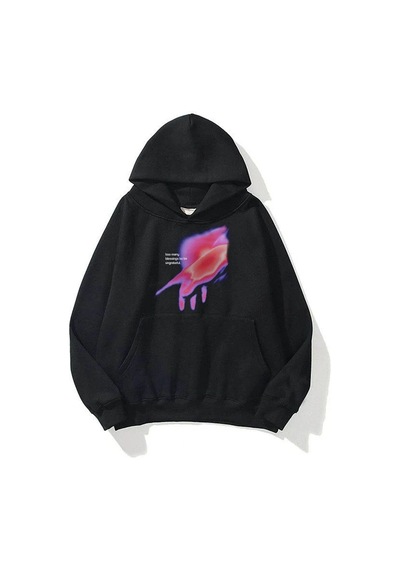 Startmore Unisex Ungrateful Sweatshirt Hoodie Beyaz Siyah