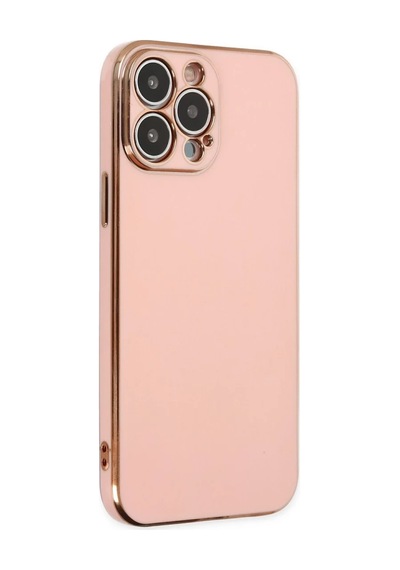 İphone 14 Pro Max Kılıf Volet Silikon - Pembe
