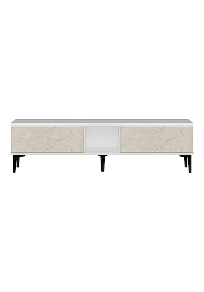 Tsa1599bt Aplos Tv Stand, Tv Sehpası Beyaz-traverten 150cm