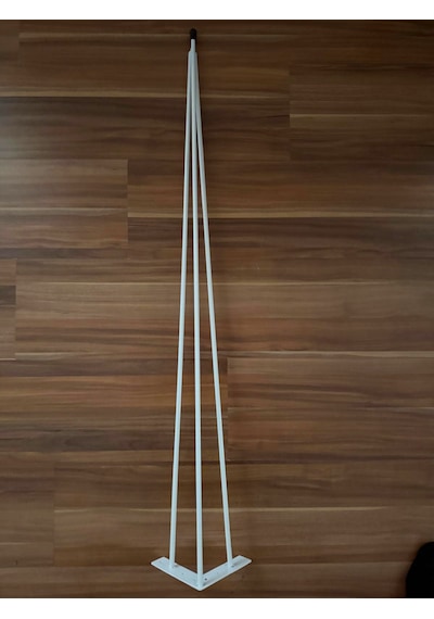 100cm Beyaz Renkli 1 Adet Dresuar/bar Masası Ayağı