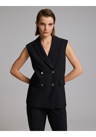 Pierre Cardin Siyah Regular Fit Yelek 50331164-vr046