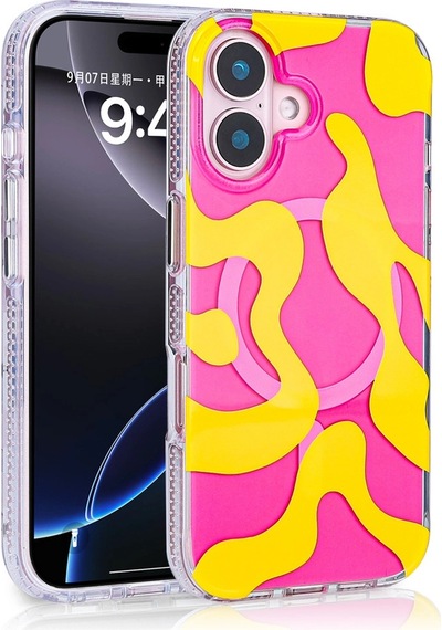 Apple  Uyumlu  iPhone 16 Kılıf M-safe Şarj Özellikli Zore Stilo Kapak Çok Renkli