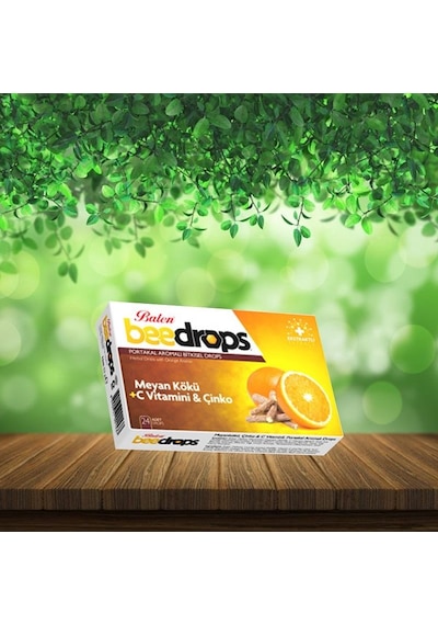 Balen Bee Drops Meyankökü C Vitamini ve Çinko 24 Adet