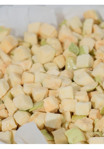 Freeze Dried Elma Dondurularak Kurutulmuş Küp Dilim 25 Gr 25 G