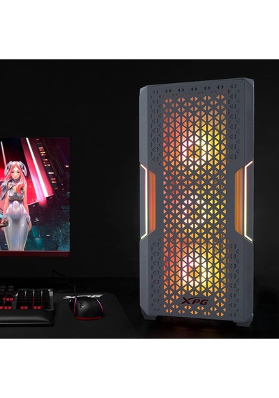 Adata Xpg Starker Aır Mid-tower Pc Şasi, Atx/micro Atx, Mini-ıtx, Compact Size, Tempered Glass Side Panel, I/o Usb 3.0