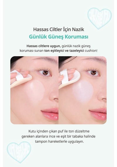 Peripera Filter Fit Milk Tone Up Cushion 02 Minty Milk