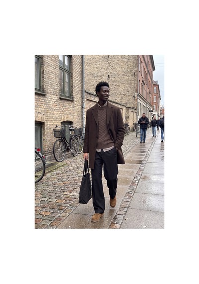 Jack & Jones Jprblucallum Cable Knıt Crew Neck Kahverengi