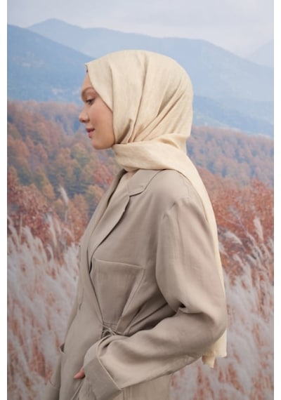 Armanda 70 X 190 Cotton Monogram Desen Şal - Ar 3098 03046 - 70 X 190 / Gümüş