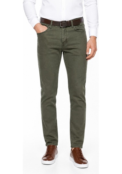 Locus Jeans Erkek Silim Fit Jeans Model Pantolon 311 Bgl-st05456 Haki