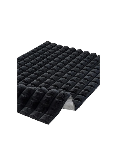Apex Halı Diamante Peluş Halı 7006 Antrasit Renkli
