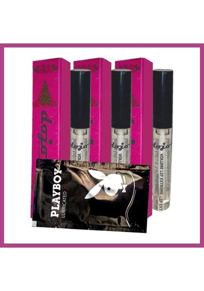 Gees Global Süper Muzicevi 3 Adet Dudak Dolgunlaştırıcı Volume Lip Extreme + 1 Hediye Jel Gbzs Diğer