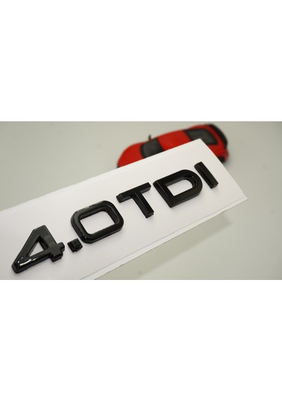 Audi 4.0 Tdi B7 B8 B9 Siyah Abs Bagaj Yazı Logo Arma