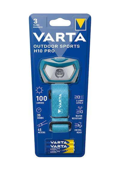 Varta Outdoor Sports H10 Pro Kafa Feneri Mavi