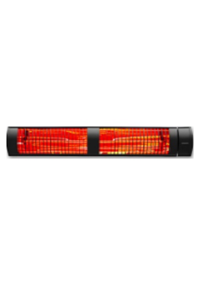 Eır-rc3000 3000 W Ip65 Uzaktan Kumandalı Infrared Isıtıcı Siyah