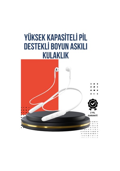 Uzun Süre Dayanıklı Manyetik Başlıklı Bluetooth Kulaklık