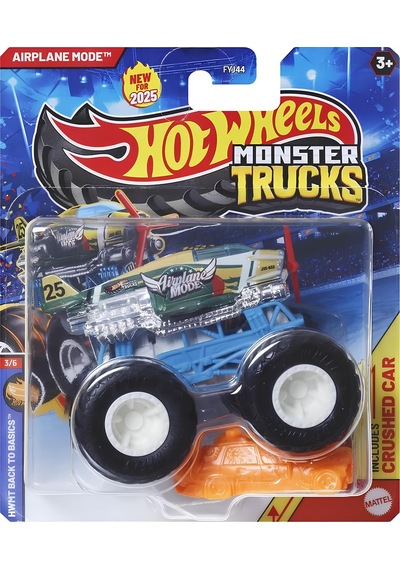 Hw Monster Trucks 1:64 Arabalar Aırplane Mode Jkj85 Çok Renkli