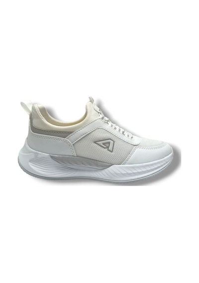 Acropol 137-26 Anorak Slip On Anatomik Kadın Sneaker Beyaz Gümüş 36-40