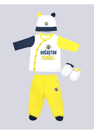 Fenerbahçe Beyaz Doğuştan Fenerli 3'lü Bebek Hastane Çıkışı